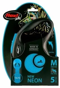 Guinzaglio per Cani Flexi New Azzurro Nero/Blu S (5 m)