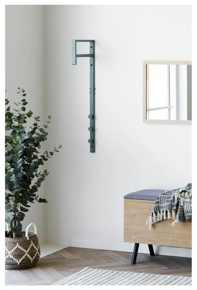 Attaccapanni da parete color menta in metallo 3 cm Trento – House Nordic