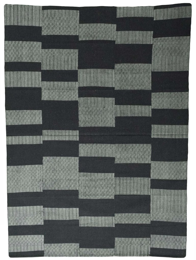 Kilim Tappeto 250 x 340 Nero (Iran) Tessuto A Mano