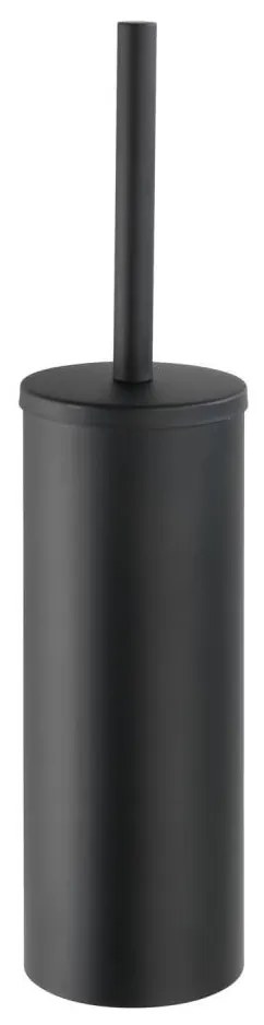 WENKO 24289100-WC spazzola per WC TURBO-LOC OREA NERO 9x39,5 cm acciaio inox/nero