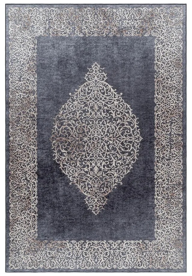 Passatoia lavabile antracite 80x250 cm Fiesta - Ayyildiz Carpets