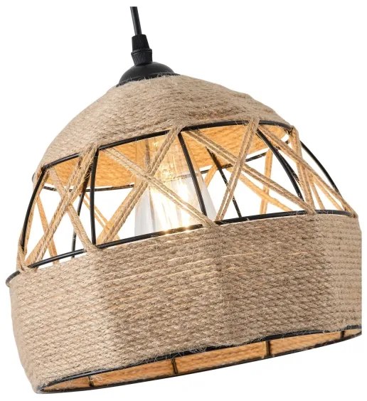 Lampadario a sospensione con filo 1xE27/15W/230V beige