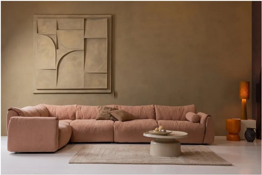 Tavolino rotondo in metallo ø 32 cm Hekla – WOOOD