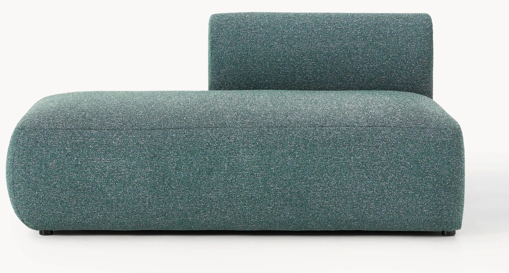 Chaise longue componibile in bouclé Sofia