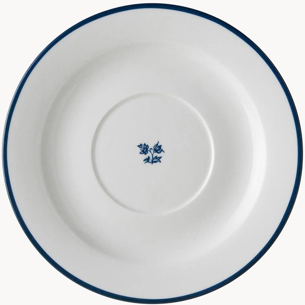 Set di 4 piattini in porcellana Blueprint