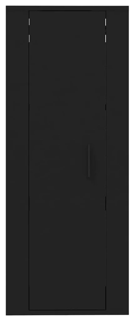 Mobile porta tv a parete nero 40x34,5x100 cm