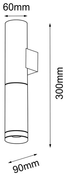 Amplex 8358 - Applique KAVOS 1xGU10/15W/230V