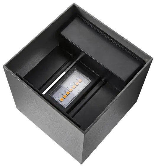 Nordlux - Applique da esterno a LED MILDA LED/4,9W/230V IP44 antracite