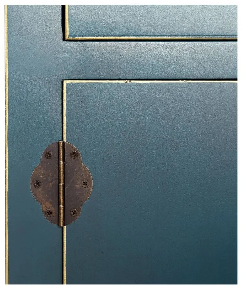 Mobiletto blu 63x131 cm Oriente - Ixia