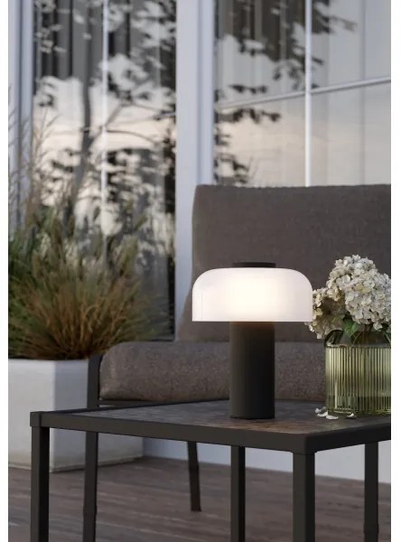 Eglo 900984 - Lampada LED dimmerabile da esterno PONENTE 2,25W/5V IP44 nero/bianco