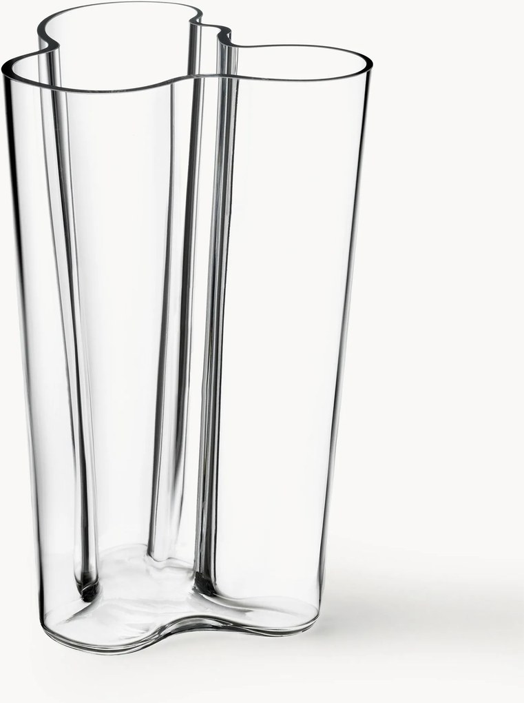 Vaso in vetro soffiato Alvar Aalto, alt. 25 cm