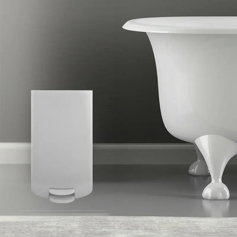 Pattumiera bagno 3 Lt bianco con apertura a pedale Orbix