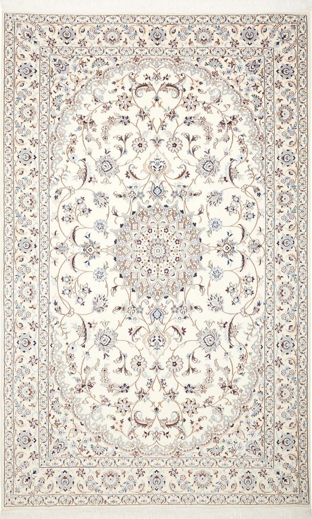 Nain Tappeto persiano 170x270 Beige (Iran) Annodato A Mano