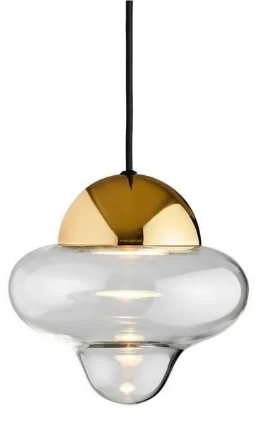 Nutty Lampada A Sospensione Trasparente/Oro - Design By Us