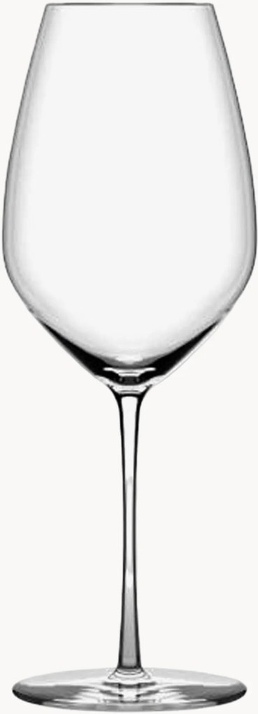 Set di 6 bicchieri da vino rosso in cristallo 9. Fino