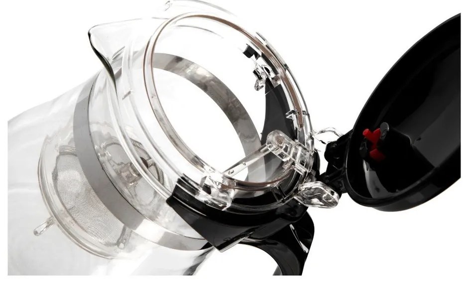 Teiera in vetro con colino , 900 mlml Vogue - Bambum