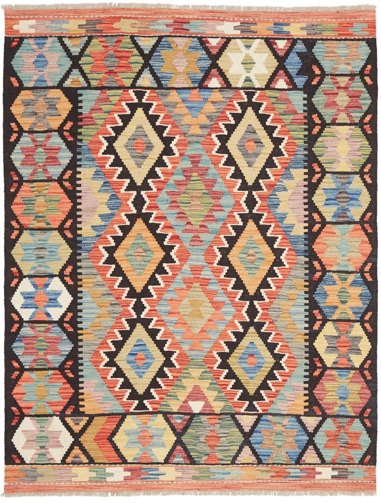 Kilim Tappeto 170x130 (Pakistan) Tessuto A Mano