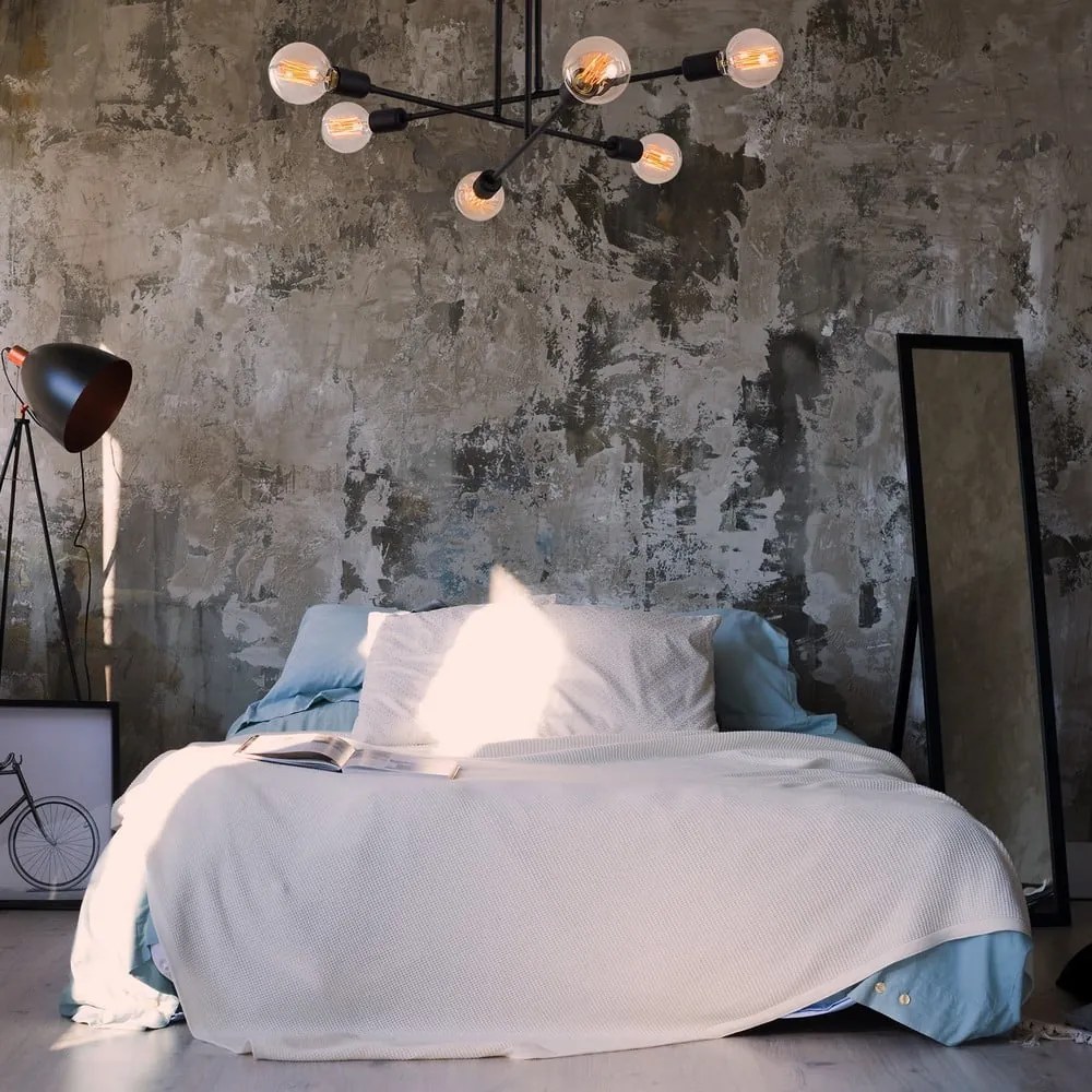 Apparecchio da soffitto nero Flower - Opviq lights