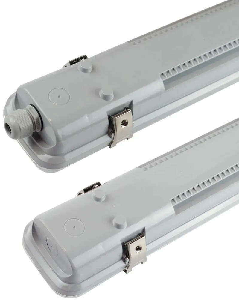 Plafoniera IP66 per 2 tubi LED 120cm - (Unilaterale) - Serie Professional