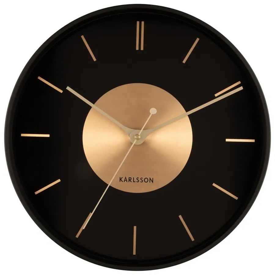 Orologio da parete ø 35 cm Gold Disc - Karlsson