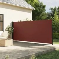 Tenda da Sole Laterale Retrattile Marrone 160x500 cm 4004434