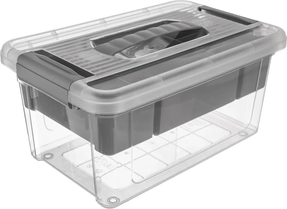 Scatola di plastica con coperchio 35x23x17 cm Multi Stormax - Orion