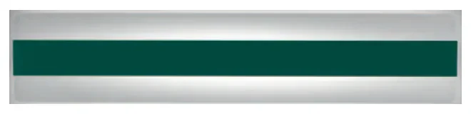 Applique Contemporanea Doup Metallo Verde Bosco Led 56W