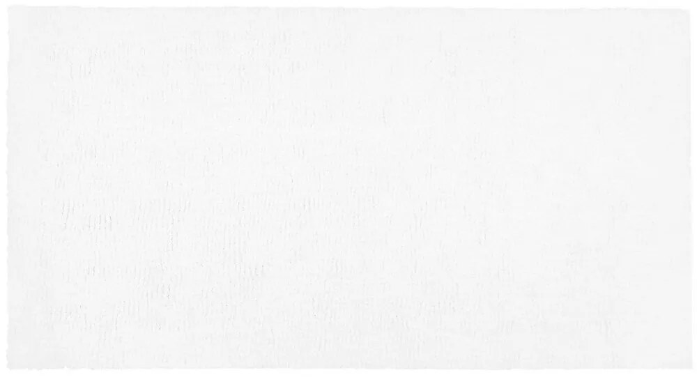 Tappeto shaggy bianco 80 x 150 cm DEMRE Beliani