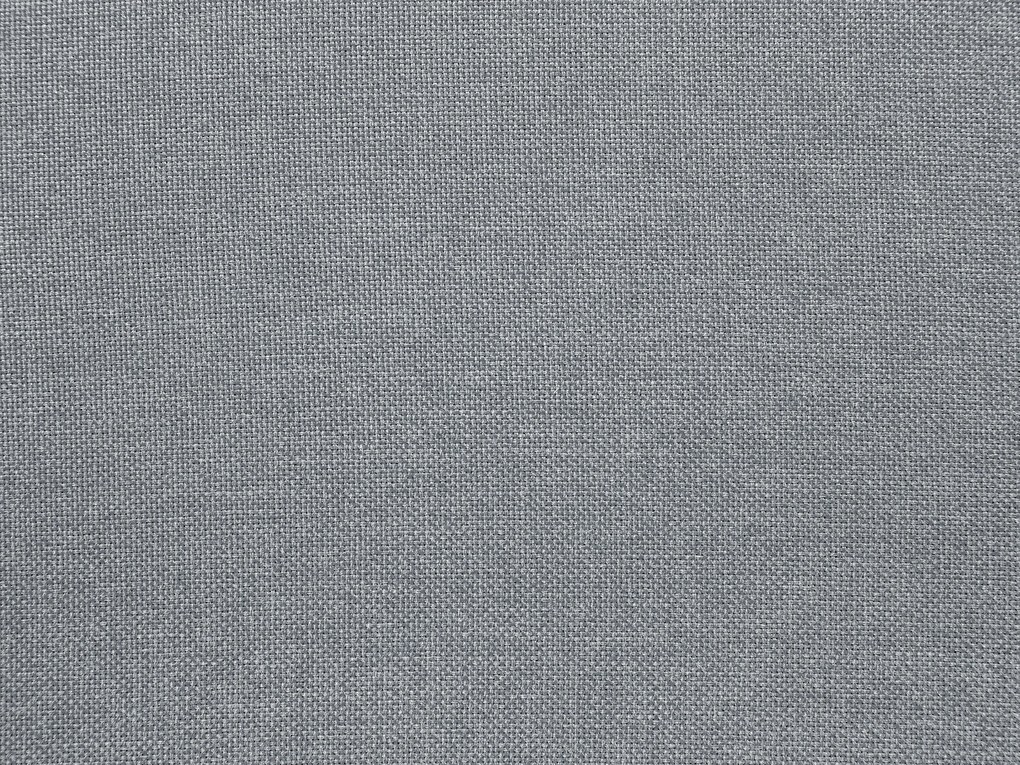 Pouf in tessuto grigio chiaro PIGGY Beliani