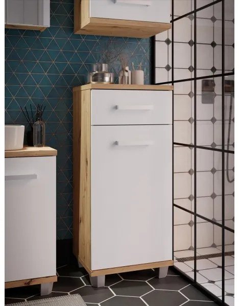 Mobile bagno VENOM bianco/rovere Artisan