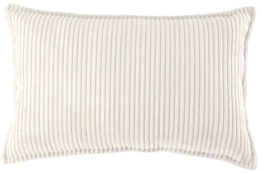 Cuscino per divano da bambini color crema con rivestimento in velluto a coste Bolster – Wigiwama