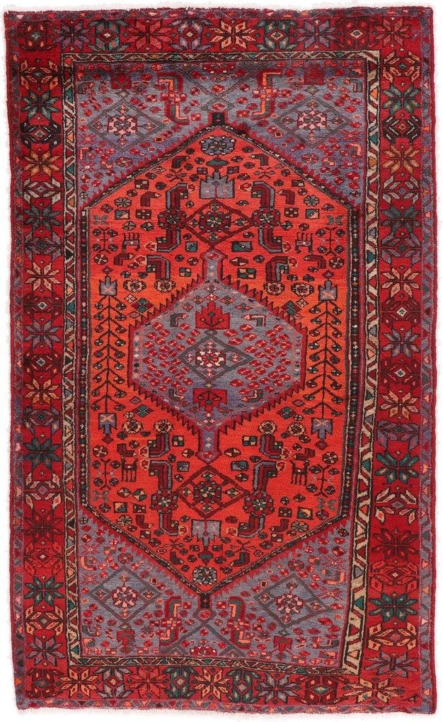 Hamedan Tappeto persiano 220 x 130 (Iran) Annodato A Mano