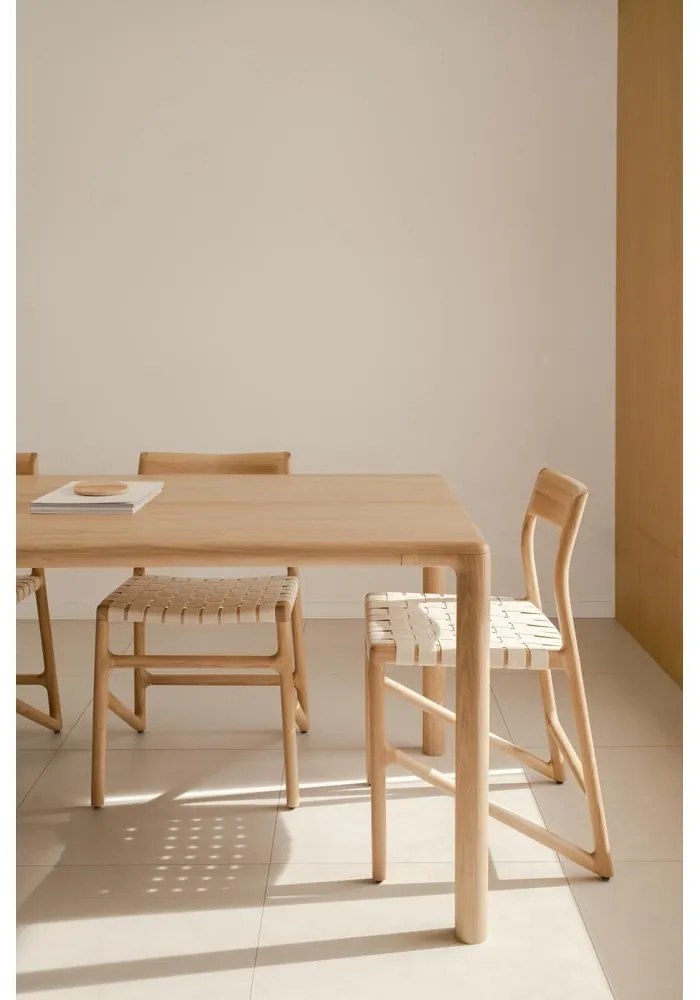 Tavolo da pranzo in rovere massiccio 90x200 cm Derven – Gazzda