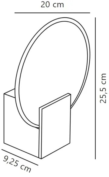 Nordlux - Lampada da parete dimmerabile per bagno HESTER LED/9,5W/230V bianco