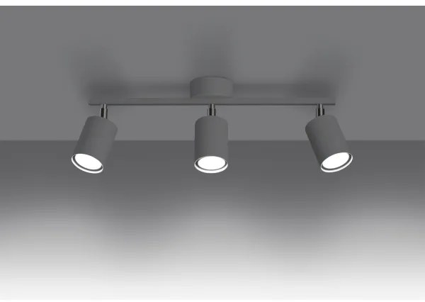 Sollux SL.1125 - Faretto LEMMI 3xGU10/40W/230V bianco