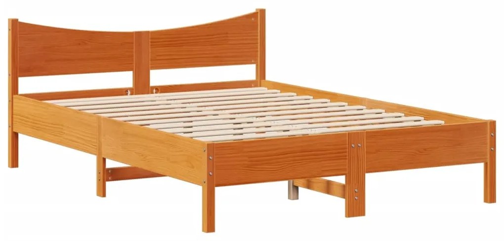 Letto senza materasso marrone cera 120x190 cm in legno di pino