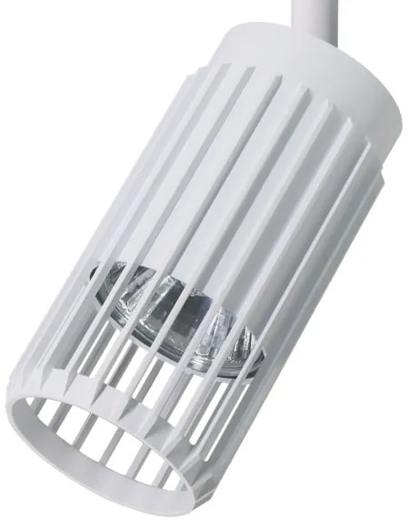 Faretto VERTICAL per sistema a binario 1xGU10/8W/230V bianco