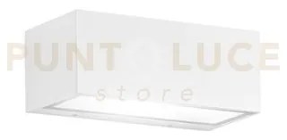 Applique alluminio colore bianco step 2 luci attacco e27 l.30cm bie...