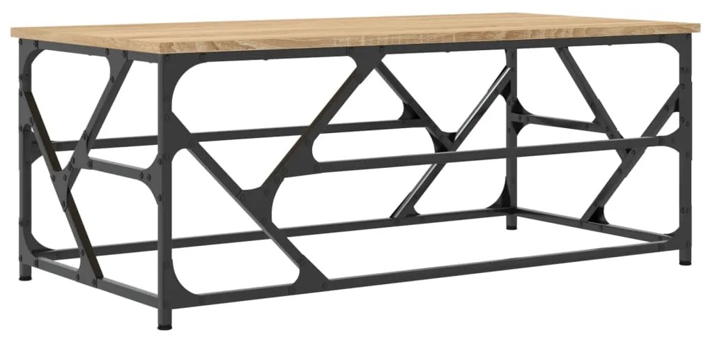 Tavolino da Salotto Rovere Sonoma 100x50x40cm Legno Multistrato