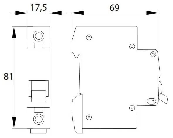 Interruttore Magnetotermico SCHELINGER 1P - 16A - Tipo B Intensità di corrente 16 A