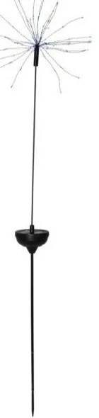 Apparecchio solare a LED per esterni con diodi colorati , altezza 100 cm Firework - Star Trading