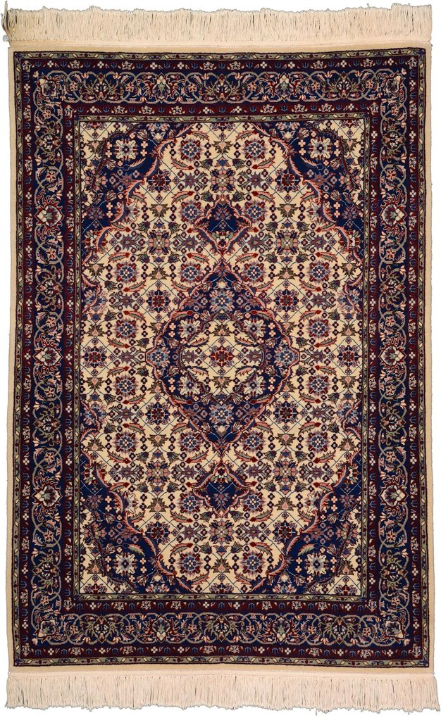 Tabriz Tappeto 100x150 Beige (Cina) Annodato A Mano
