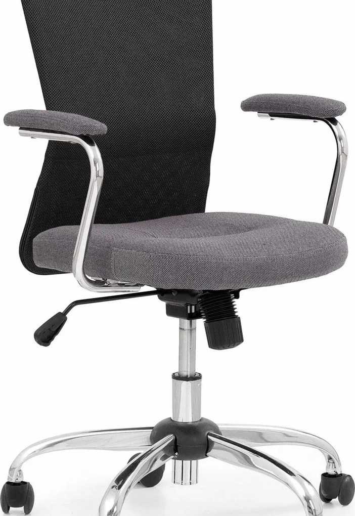 Sedia da ufficio per bambini Andy in grigio/nero