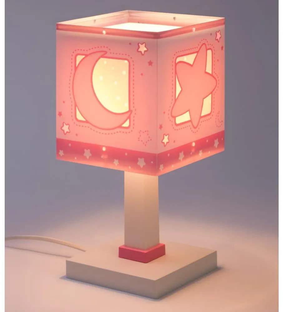 Dalber 63231NS - Lampada LED per bambini MOONLIGHT 1xG4/4W/230V rosa