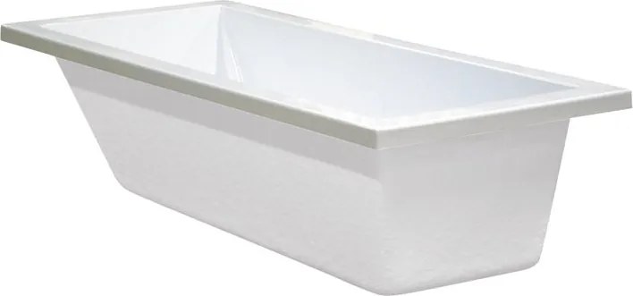 Vasca rettangolare Amea bianco 80 x 180 cm