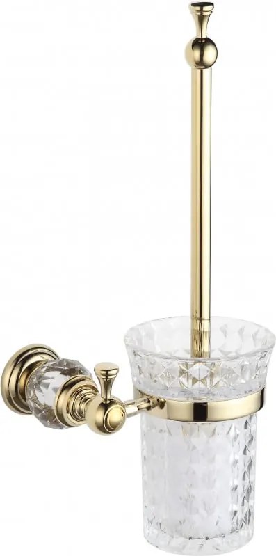 Mexen Estela spazzola per toilette, oro - 7011550-50