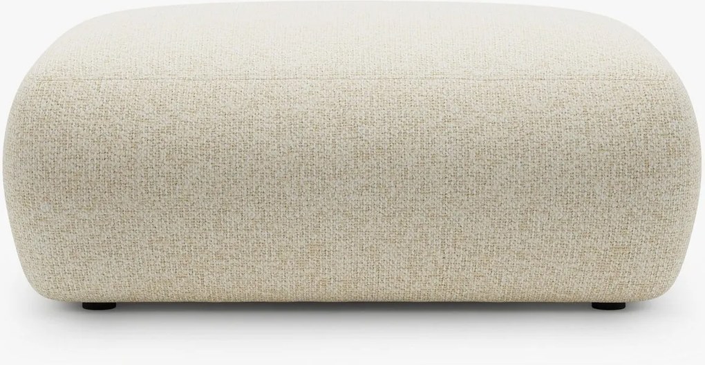 Pouf Kate in tessuto strutturato – L99 cm