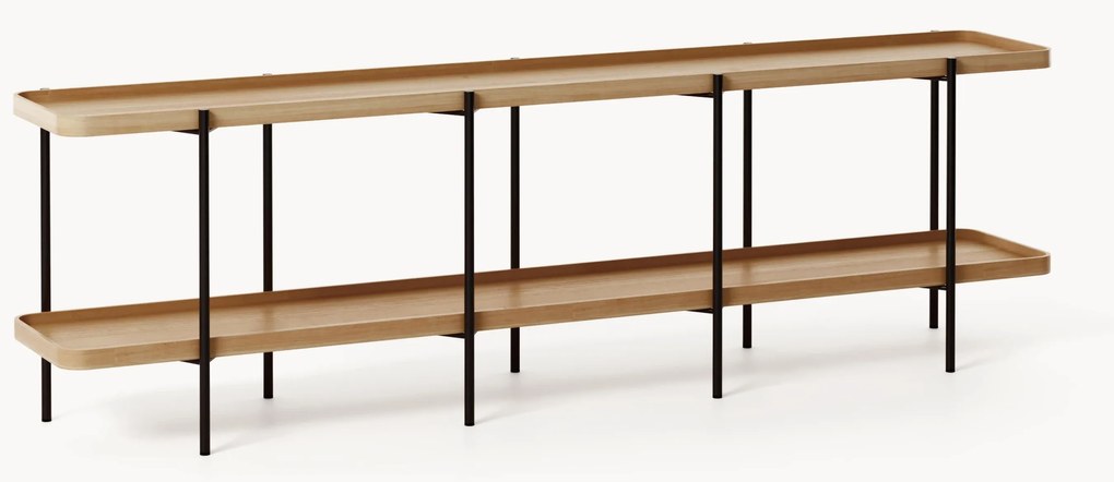 Scaffale basso in legno Renee