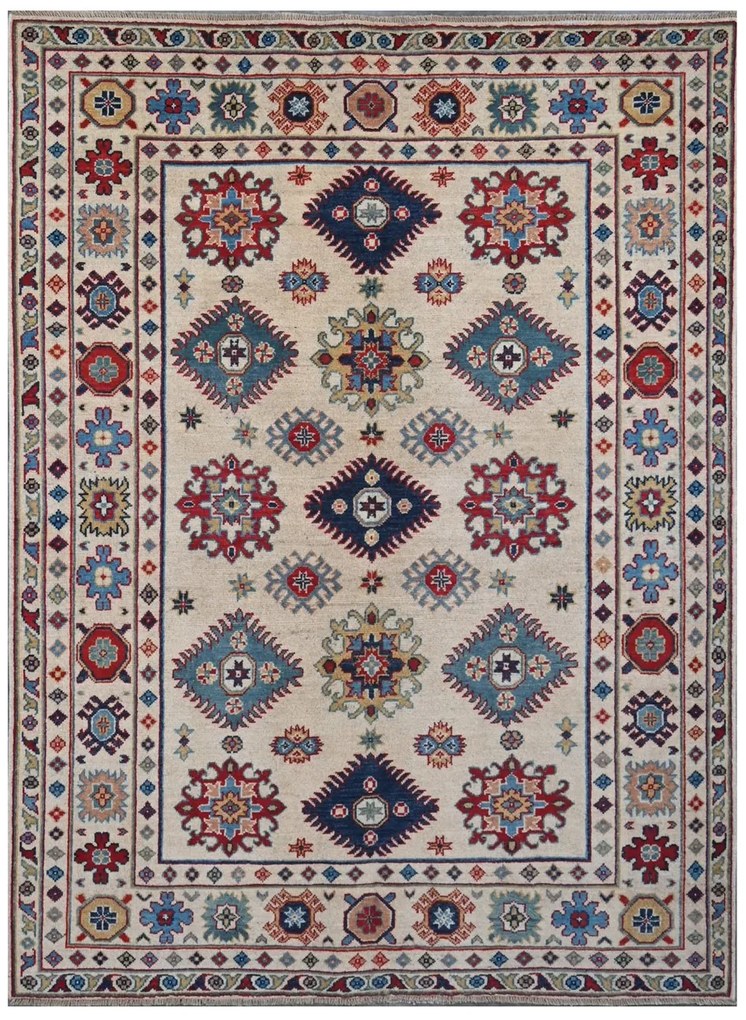Kazak Tappeto 150x200 (Pakistan) Annodato A Mano