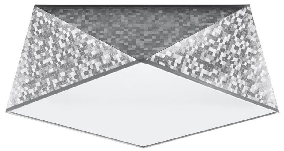 Plafoniera HEXA 2xE27/60W/230V argento